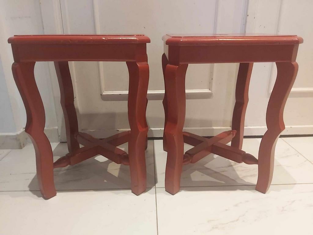 Vintage Massief Houten Stoelen – Minimalistisch Design, Ophalen of Verzenden
