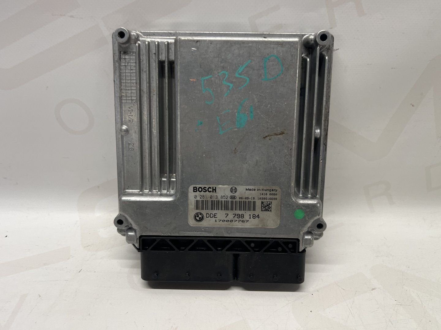 Computer motormanagement M57D30 BMW E61 535D 0281013852, -, Utilisé, -, -