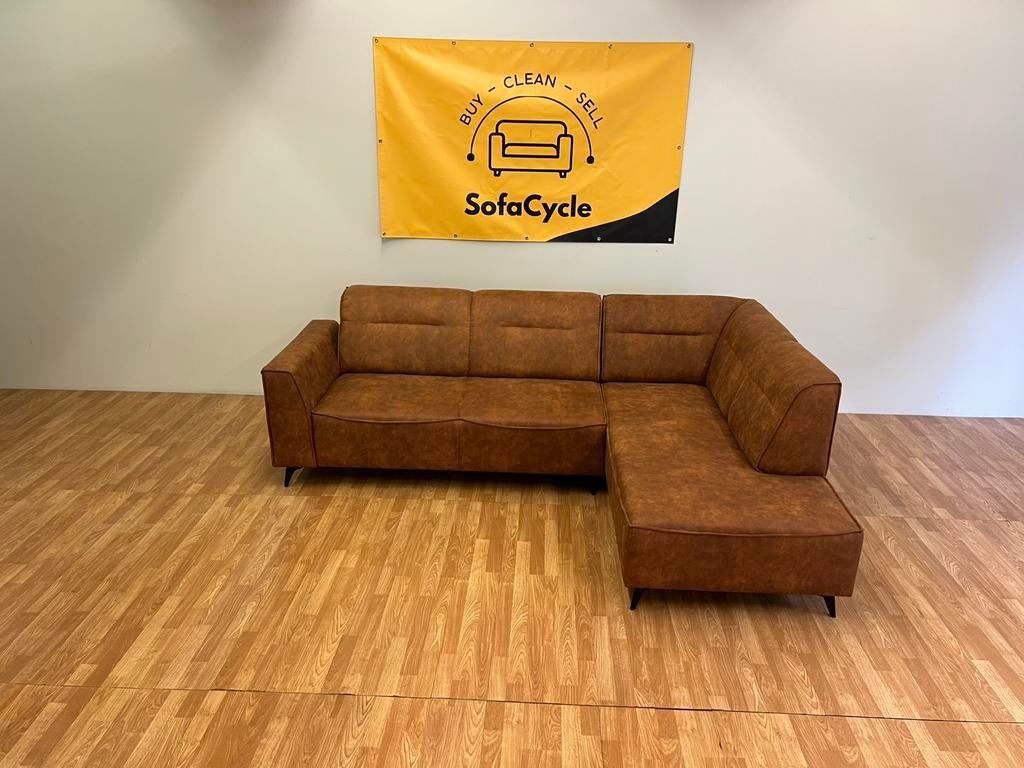 CHAISE D'ANGLE COGNAC ÉTAT NEUF/SOFACYCLE/LIVRAISON, Enlèvement ou Envoi