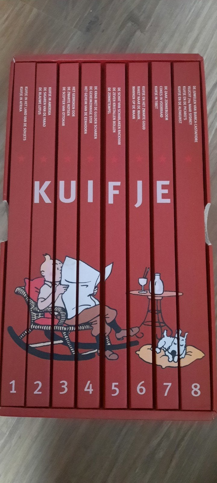 Kuifje, Boeken, Ophalen