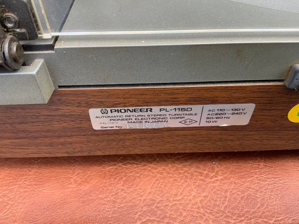 33 45 toeren platenspeler, Audio, Tv en Foto, Ophalen, Automatisch, Zo goed als nieuw, Pioneer