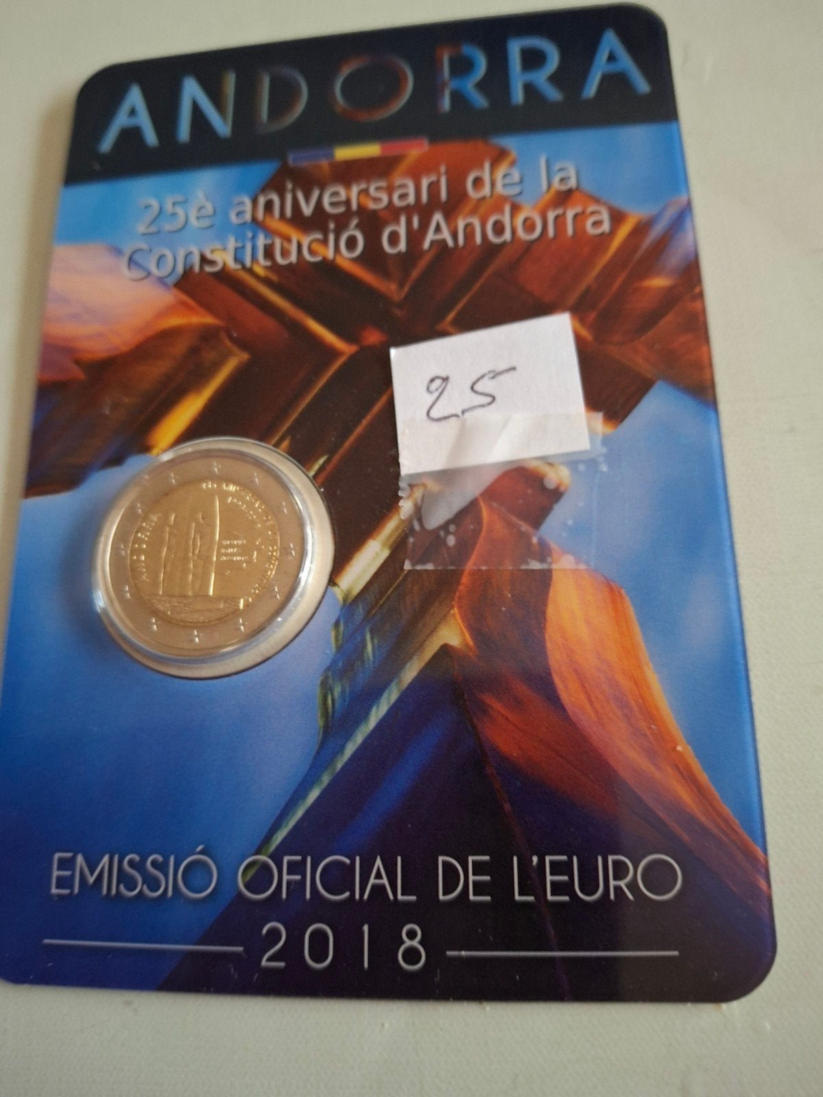 2 euro munt andorra 2018, Ophalen of Verzenden