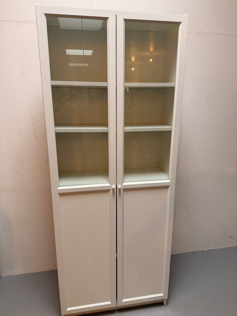 IKEA Billy / Oxberg Vitrinekast / Boekenkast, Ophalen, 200 cm of meer, 50 tot 100 cm, 25 tot 50 cm