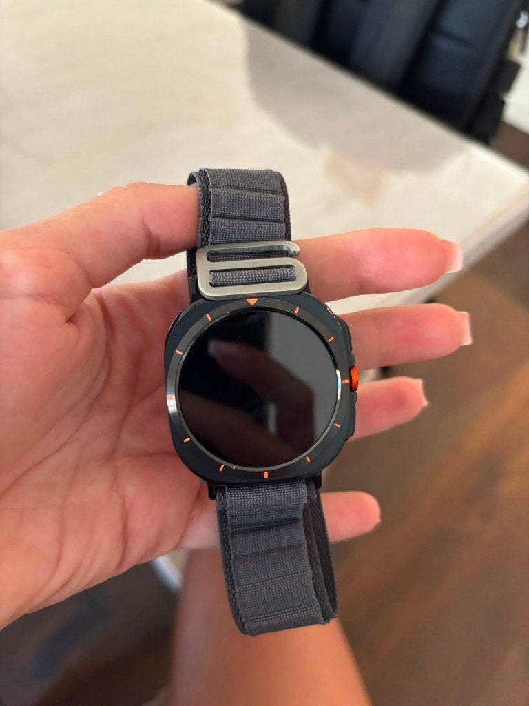 Samsung Galaxy Watch Ultra, Handtassen en Accessoires, Smartwatches, Ophalen, Zwart, Samsung galaxy watch ultra, Zo goed als nieuw
