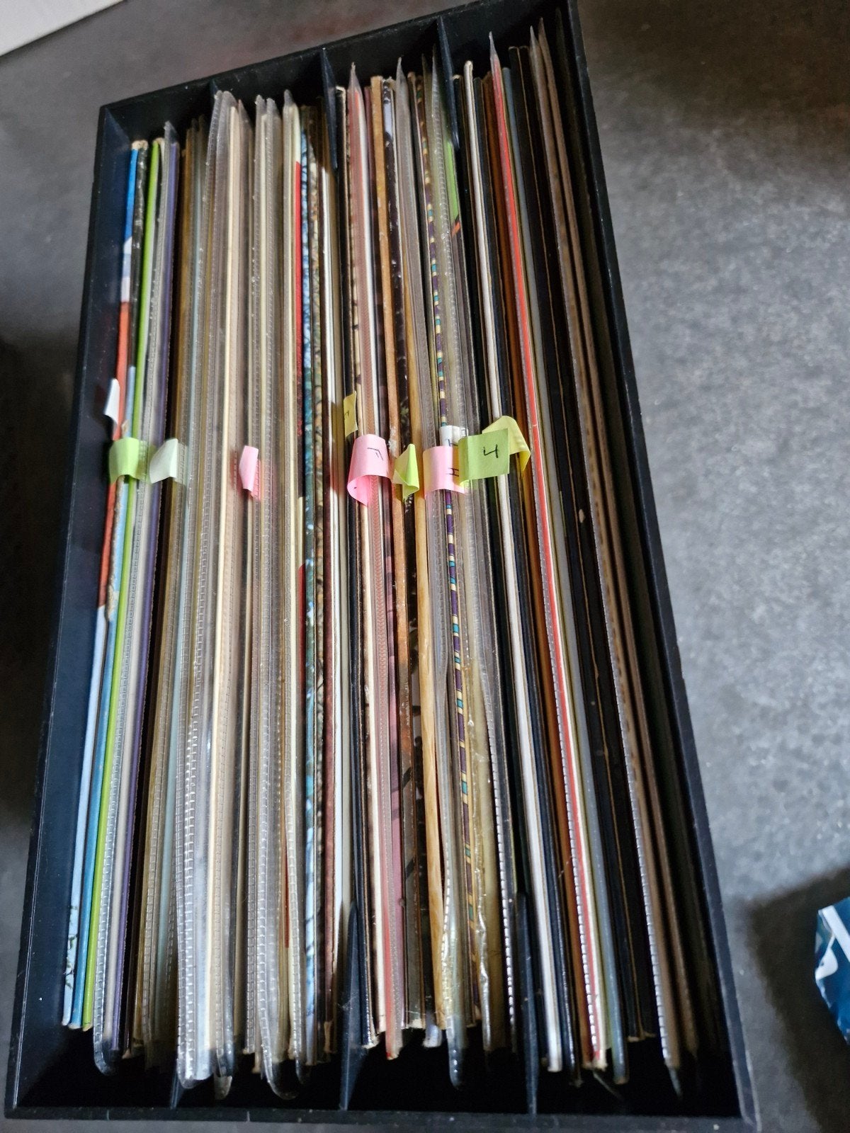 Lp's, Ophalen