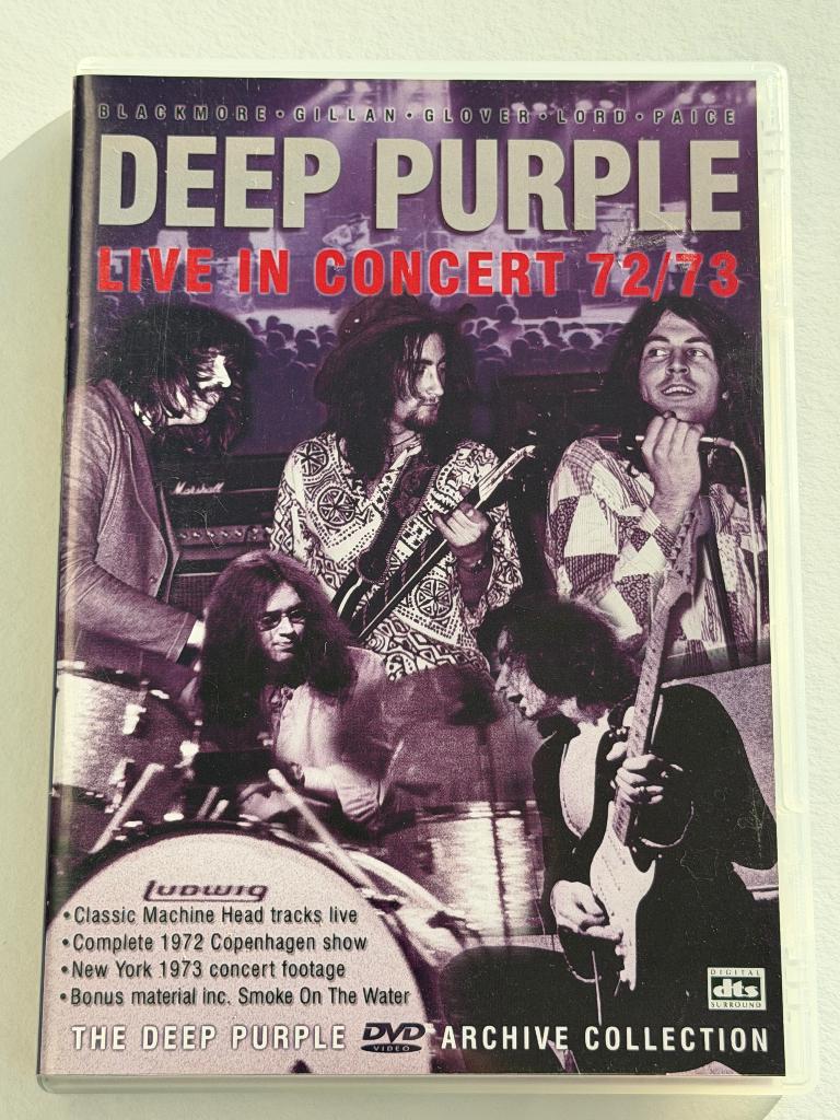 Deep Purple - Live In Concert 72/73 (DVD), Alle leeftijden, Ophalen of Verzenden, Gebruikt