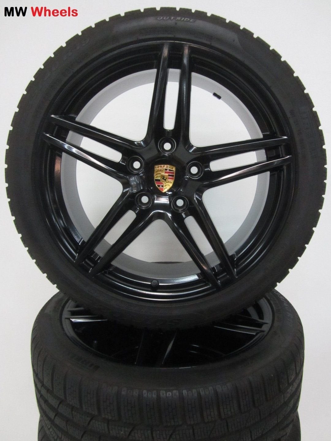 Porsche 19 inch velgen 911 991 MKII 4 en 4S winterbanden, Auto-onderdelen, Banden en Velgen, 19 inch, Gebruikt, -, -