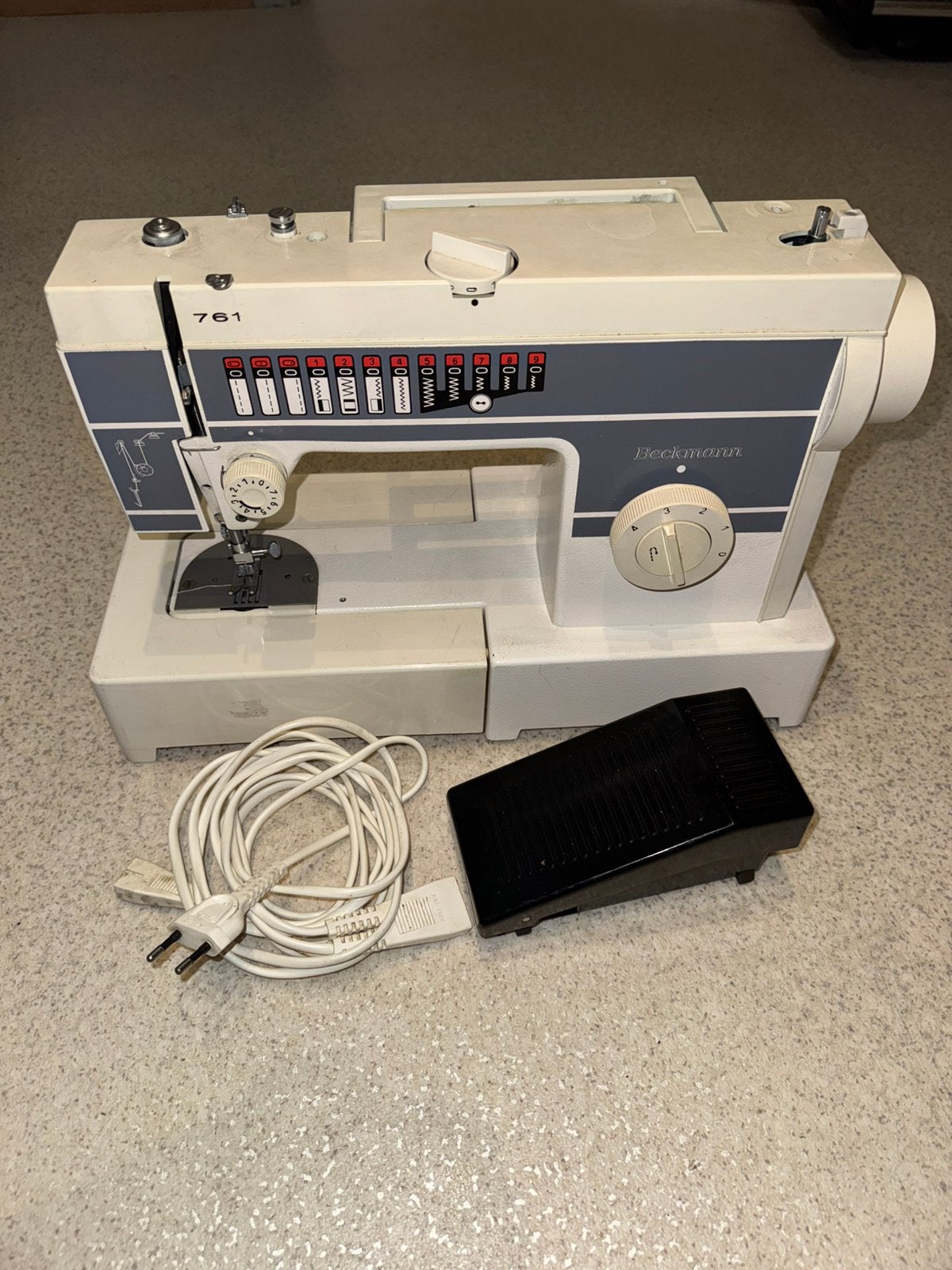 Machine à coudre Beckmann W761, Enlèvement, Utilisé, Machine à coudre