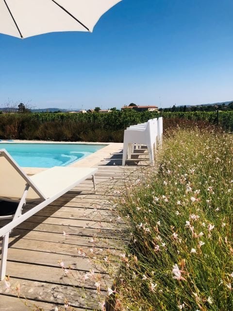 Vrijstaande woning 6p,privé zwembad,uitzicht wijngaard,rust, Provence en Côte d'Azur, Afwasmachine, Landelijk, Aan meer of rivier