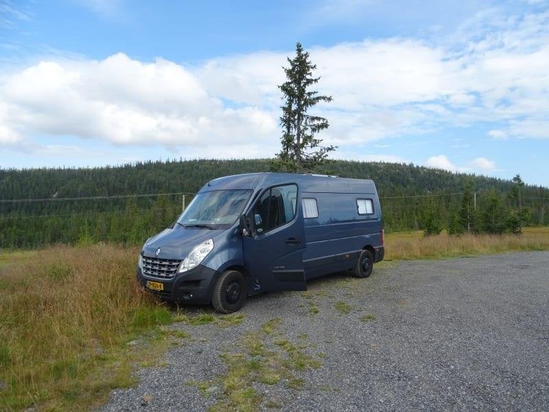 Camperbus Renault Master L3H2, Voorwielaandrijving, Euro 5, Stof, Blauw