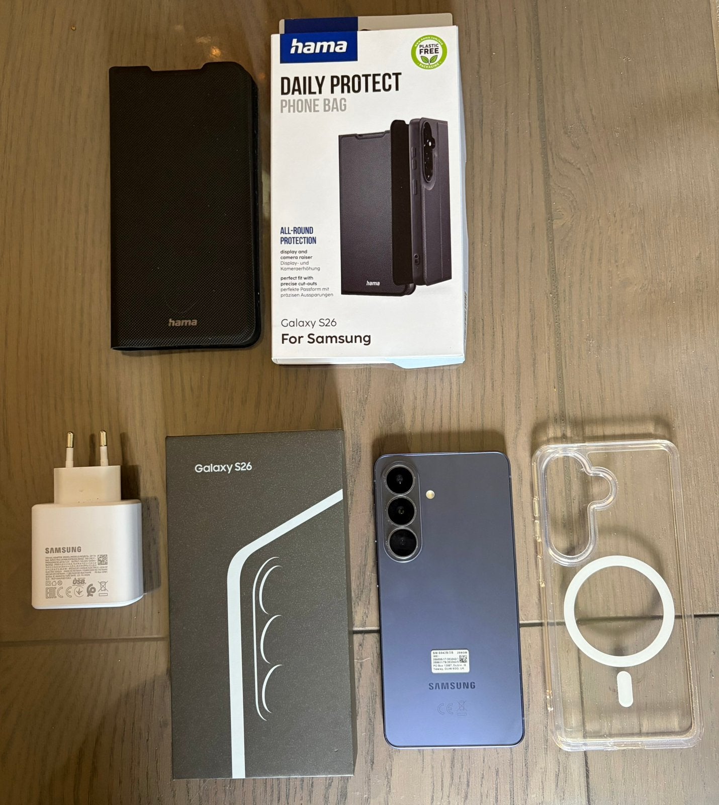 Samsung Galaxy S26 met accesoires, Telecommunicatie, Mobiele telefoons | Samsung, Overige modellen, Paars, Touchscreen, Nieuw
