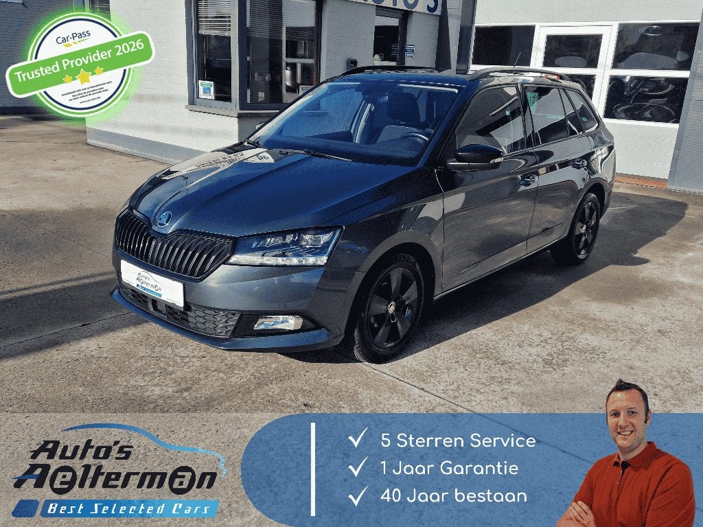 Skoda Fabia SW 1.0 TSI LED * APPLE CARPLAY * ANDROID AUTO *, Auto's, Voorwielaandrijving, Stof, Bedrijf, 3 cilinders