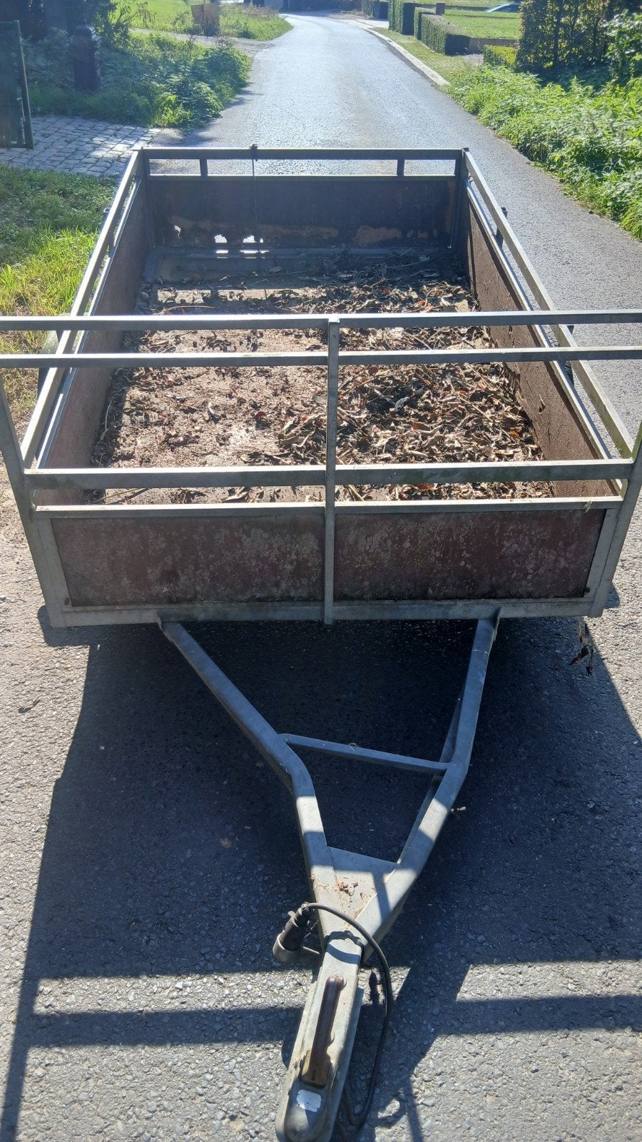 aanhangwagen, Ophalen