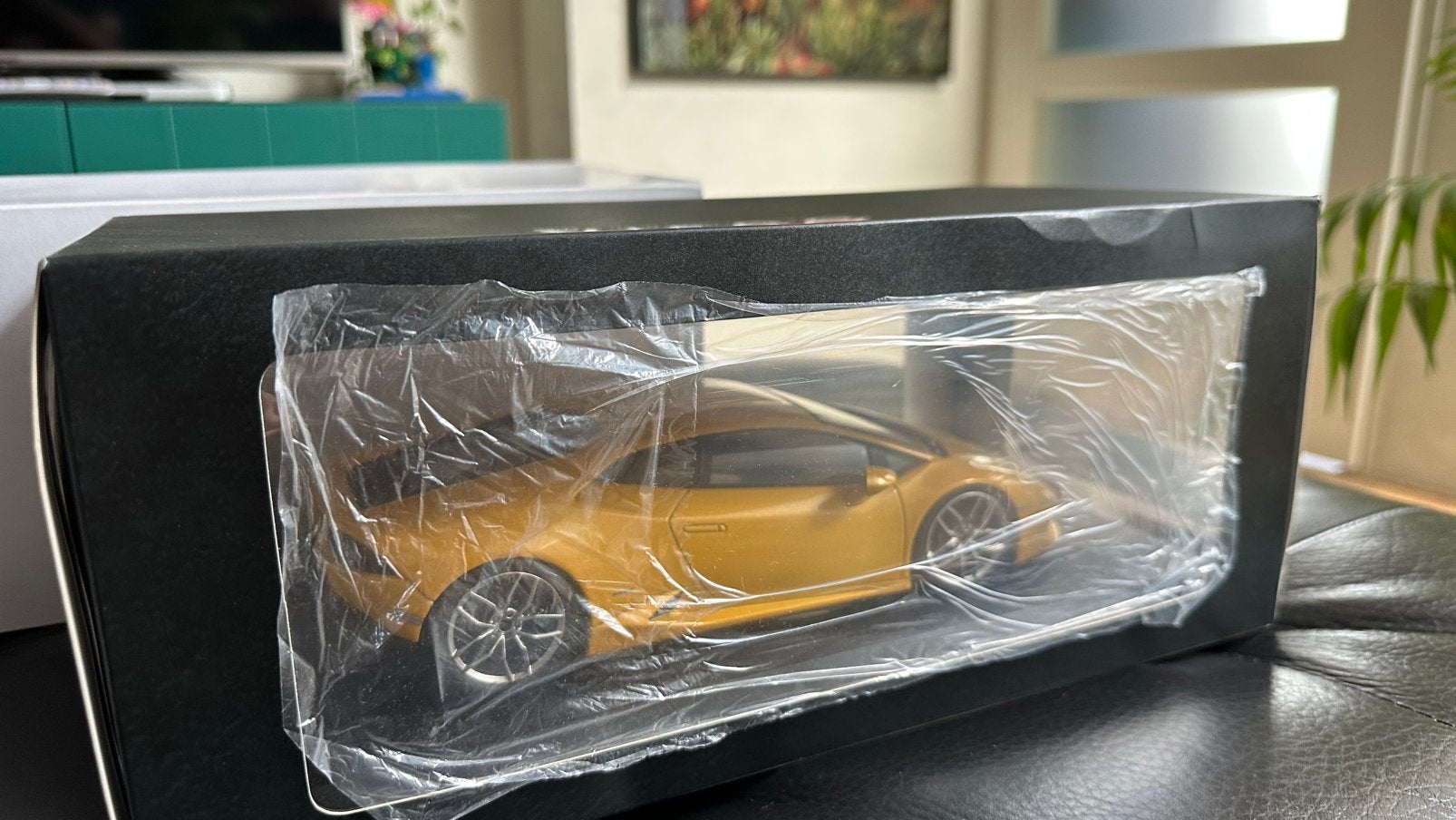 Kyosho Lamborghini Huracan LP610-4 jaune, Hobby & Loisirs créatifs, Enlèvement ou Envoi, Comme neuf, Voiture, Kyosho