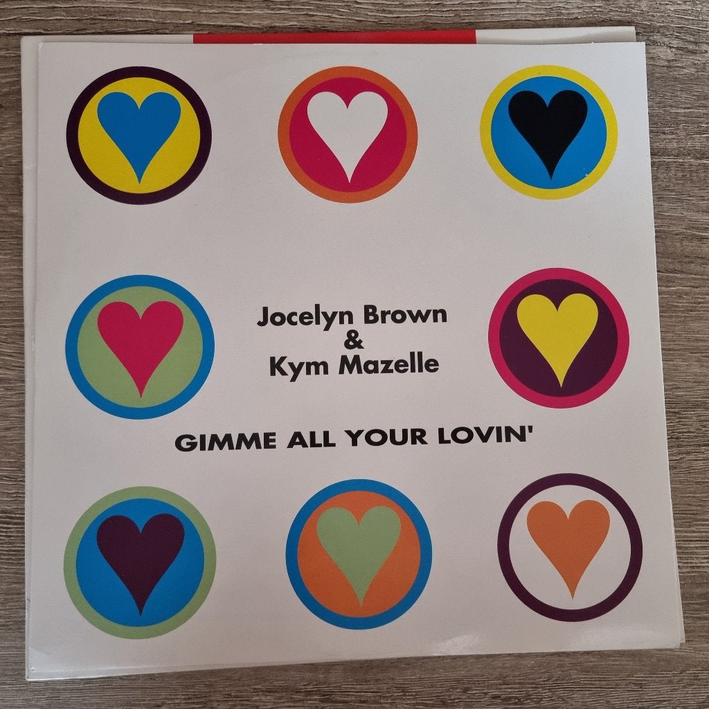 12" Jocelyn Brown And Kym Mazelle – Gimme All Your Lovin', Ophalen of Verzenden, Gebruikt, 12 inch, Dance en House