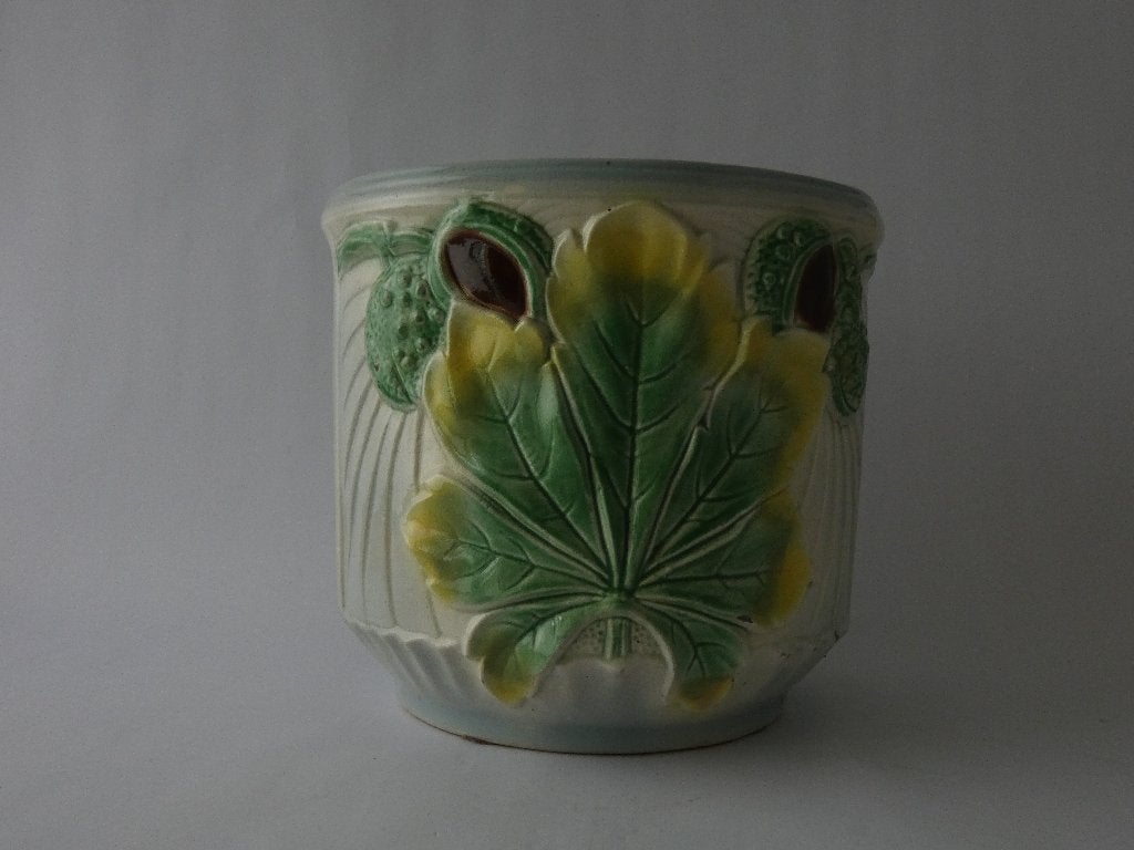 Cache pot ancien de style Art Nouveau, Enlèvement