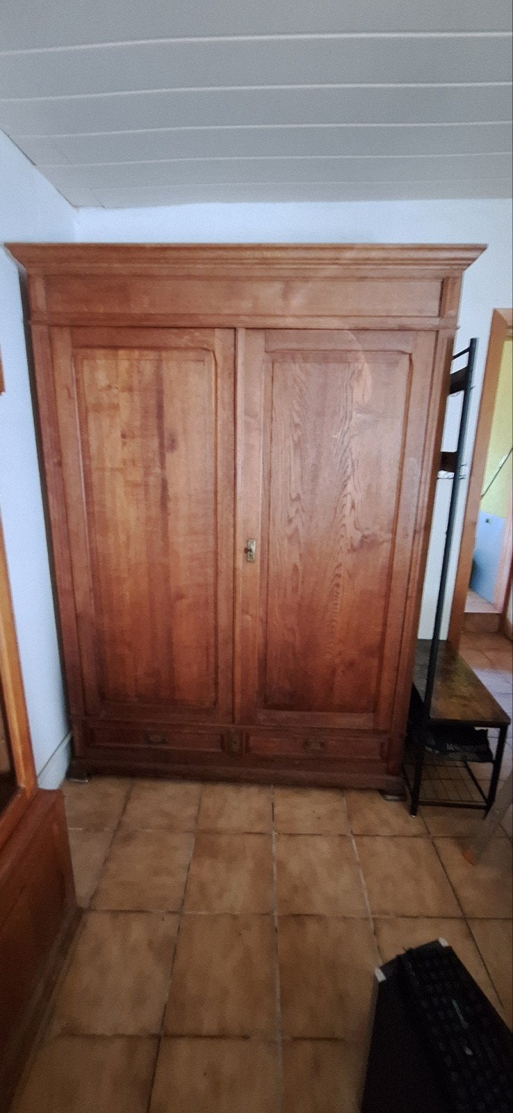 meubles en chenes massif a vendre, Enlèvement, Utilisé, Chêne, Avec tiroir(s)