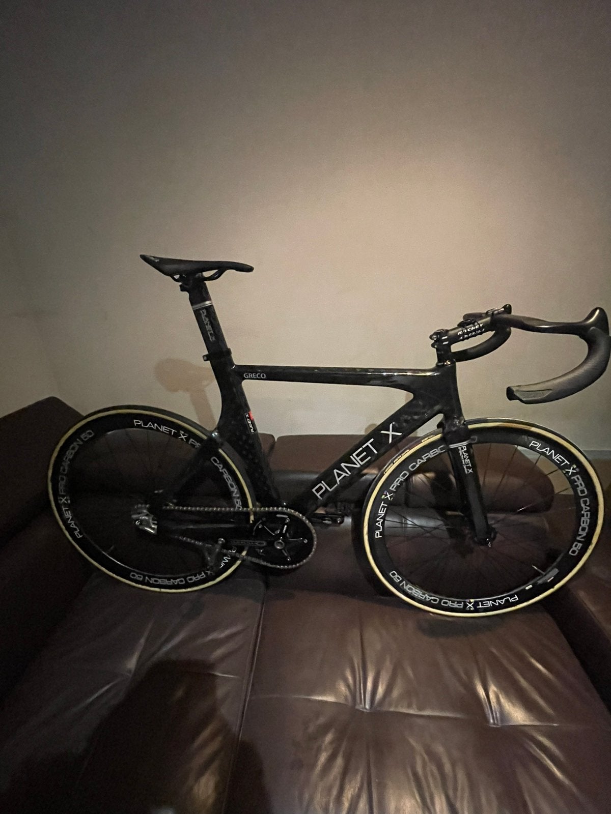 Piste fiets maat 56, Fietsen en Brommers, Ophalen, Zo goed als nieuw, Carbon