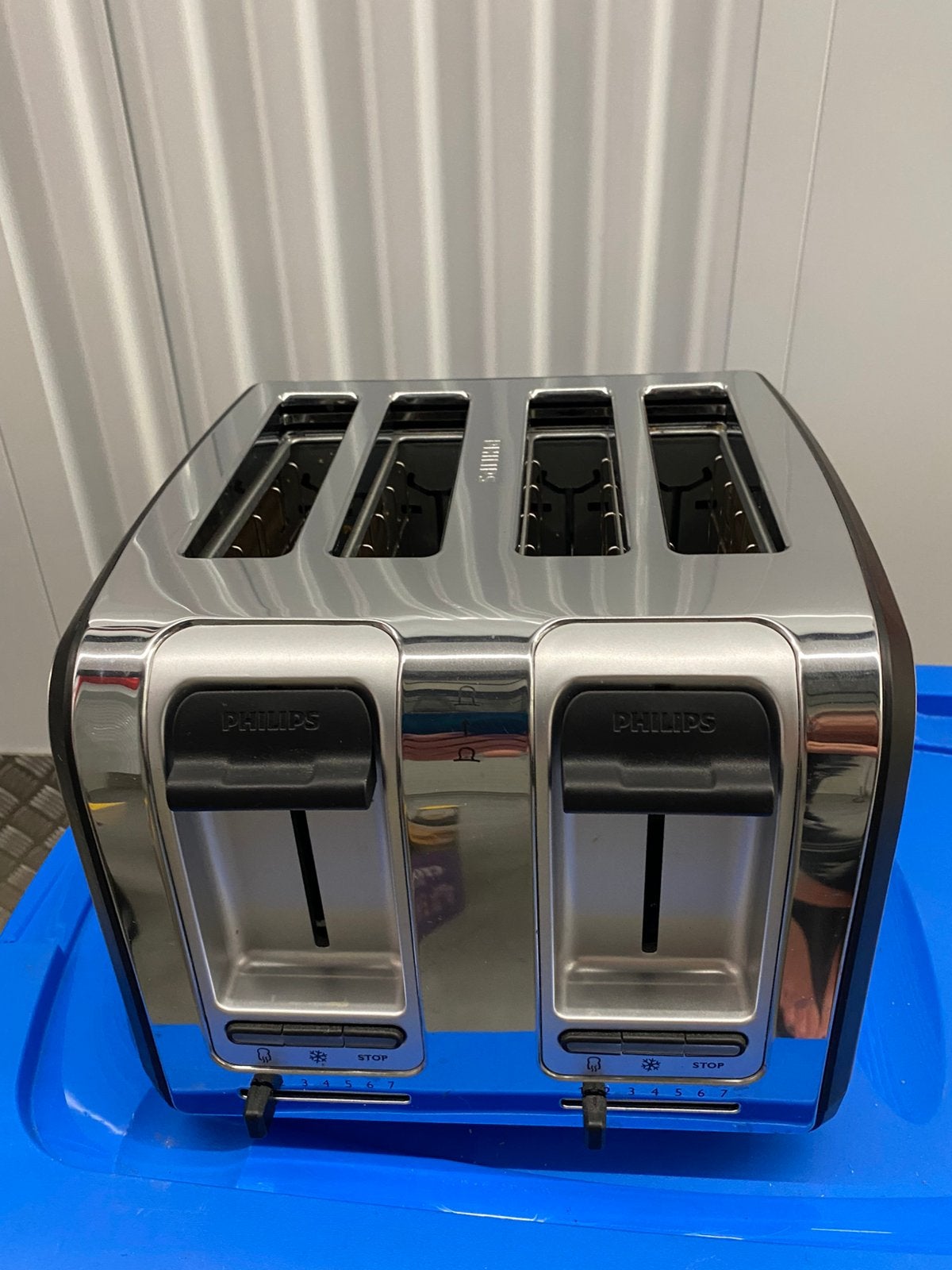 4 Dubbele Broodrooster Philips., Electroménager, Grille-pain, Enlèvement