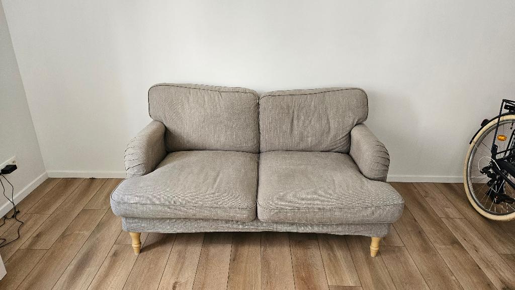 Canapé IKEA 2 places en tissus, Moins de 75 cm, Enlèvement, Utilisé, Deux personnes