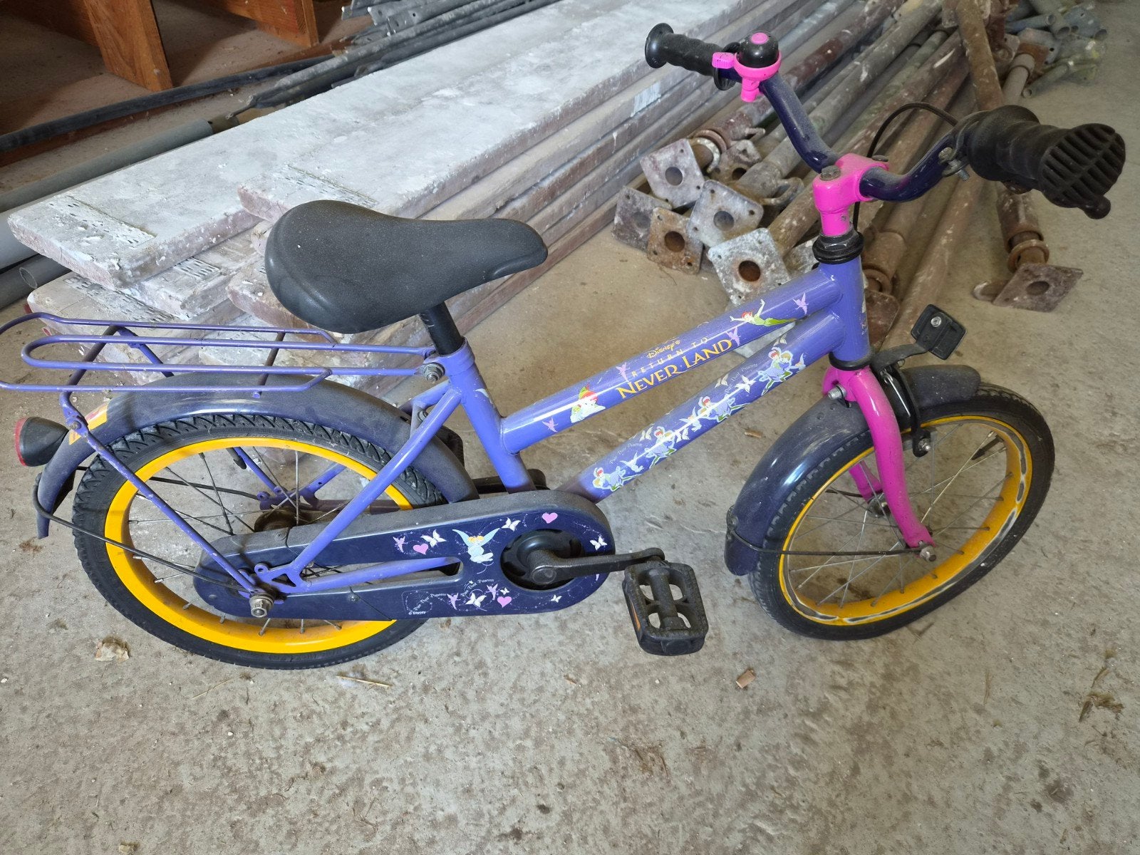 Kinderfiets, Ophalen