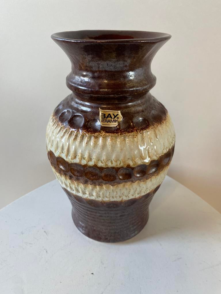 Vintage keramische vaas uit de baai van West-Duitsland, Ophalen of Verzenden