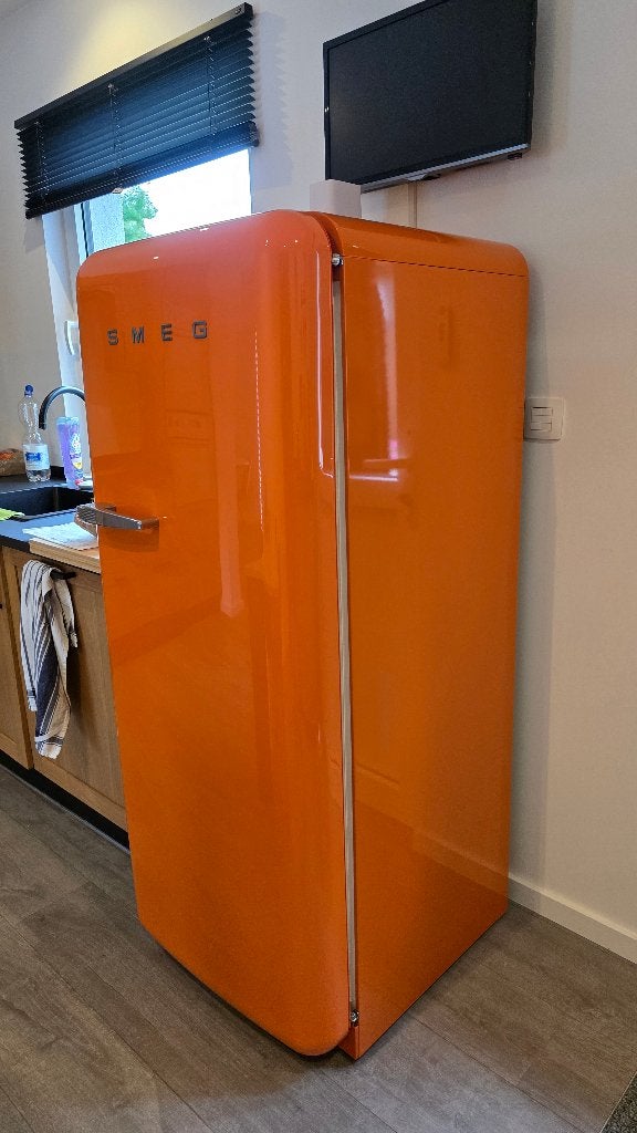 Koelkast SMEG retro, Elektronische apparatuur, Koelkasten en IJskasten, Ophalen, Gebruikt, 60 cm of meer, 100 tot 150 liter