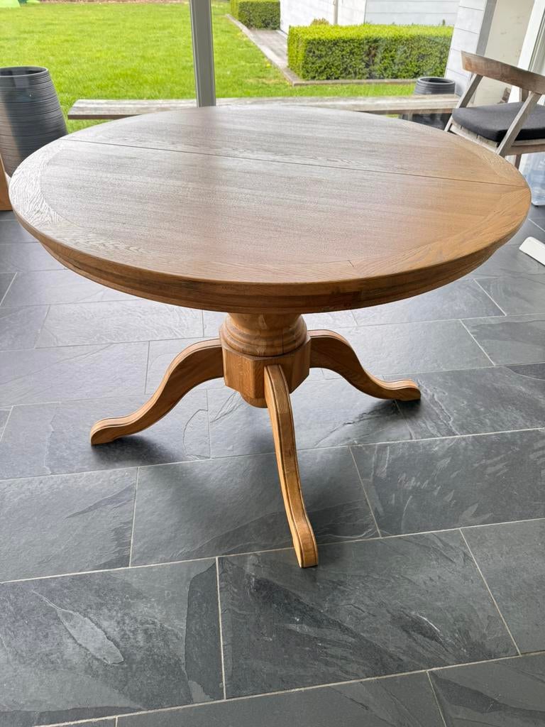 Eiken eettafel, Ophalen