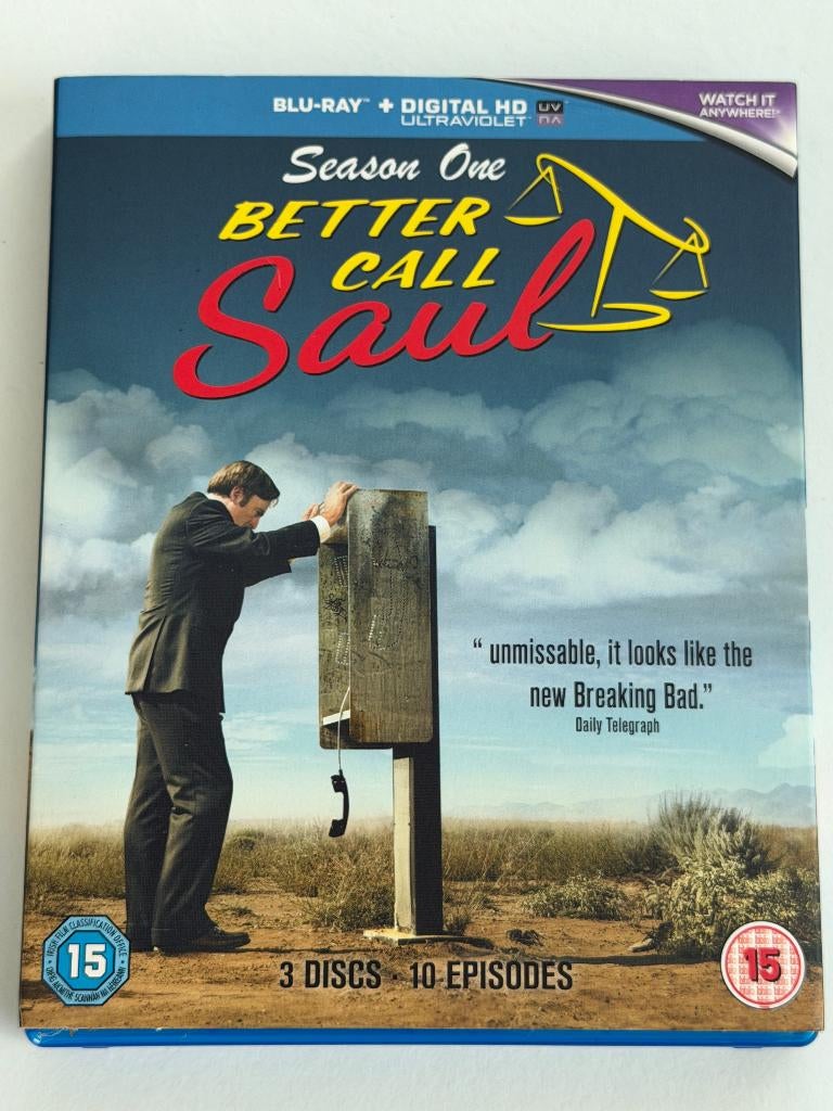 Better Call Saul - Seizoen 1 (Blu-ray) Import, Gebruikt, Vanaf 16 jaar, Boxset, Ophalen of Verzenden