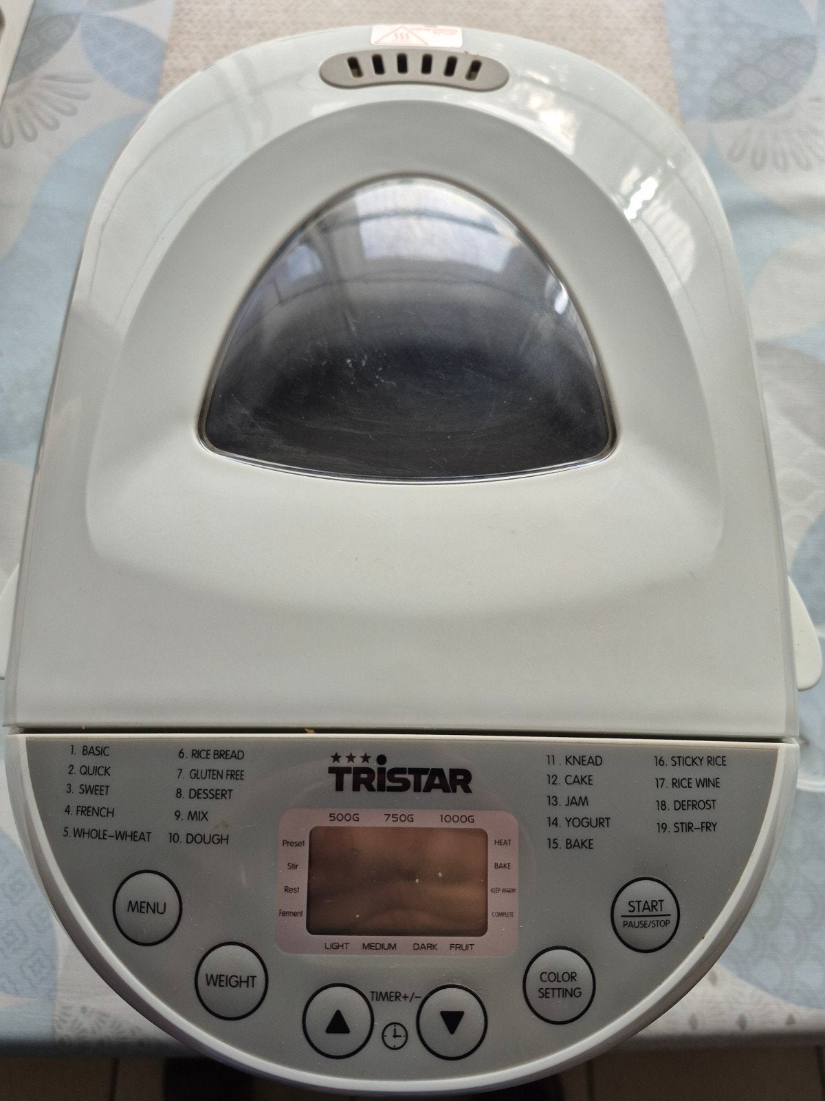Tristar broodbakmachine, Elektronische apparatuur, Ophalen, Gebruikt, Kijkvenster, Zonder timer