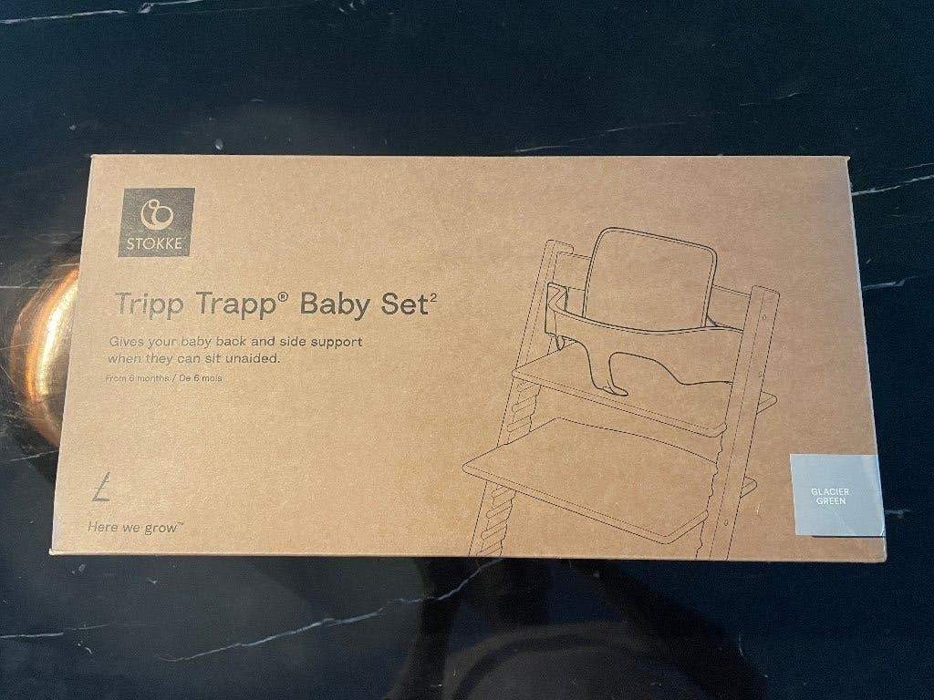 Tripp Trapp Baby Set (glacier green), Enlèvement ou Envoi, Neuf, Autres types, Réducteur de chaise