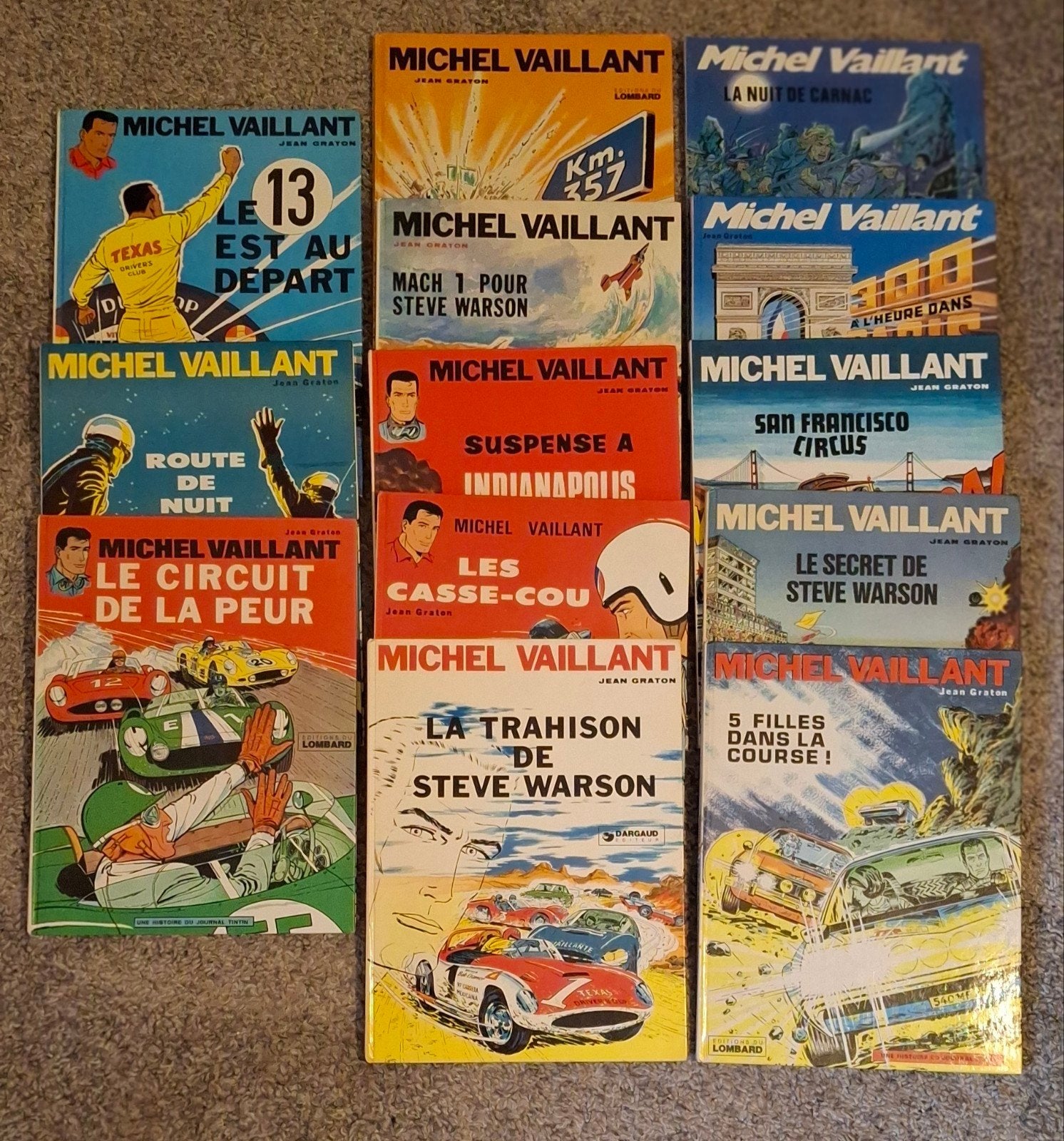 collection BD Michel Vaillant de Jean Graton EO, Plusieurs BD, Enlèvement ou Envoi, Utilisé, Jean Graton