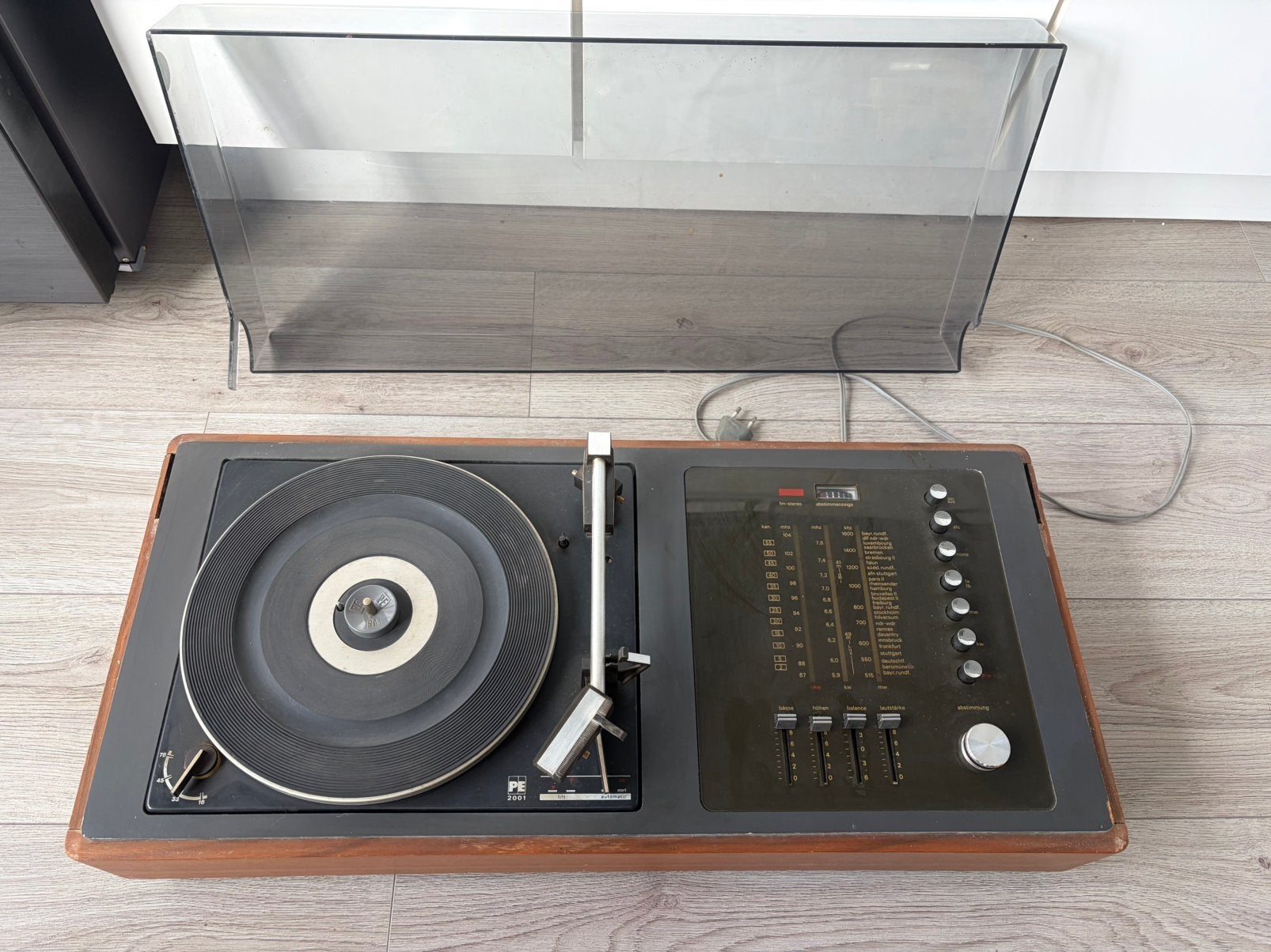 Vinyle Perpetuum-Ebner PE 2001 • tourne-disque vintage, TV, Hi-fi & Vidéo, Enlèvement, Utilisé, Tourne-disque, Autres marques