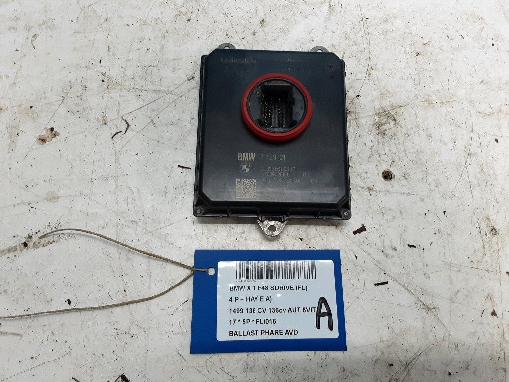 BALLAST DE PHARE XENON DROIT BMW X1 (F48) (7429121), Mevr. I. Hauben, Utilisé, BMW, Rue de l'Espoir 34 34
4030  GRIVEGNÉE, BE