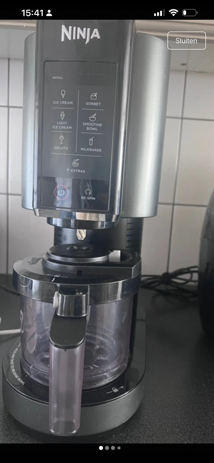 Ninja creami, Electroménager, Machines à glace, Enlèvement, Comme neuf