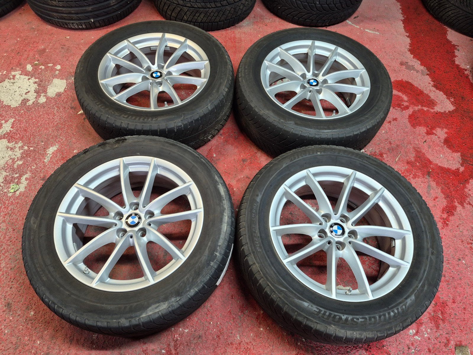 BMW originele 18" wielen winterkit X3 G01 en X4 G02 + sensor, Ophalen, Gebruikt, BMW
