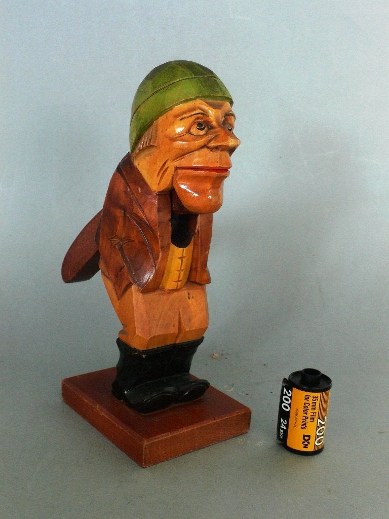 Vintage handgesneden notenkraker Zwarte Woud, Ophalen of Verzenden