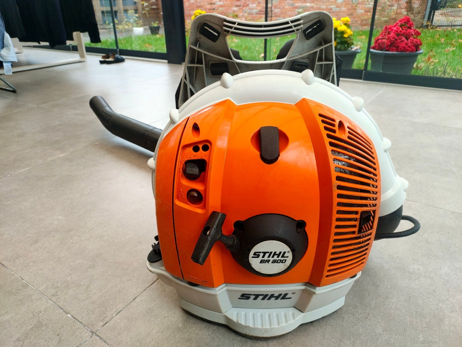 Stihl BR 600 bladblazer. In perfecte staat., Ophalen, Zo goed als nieuw