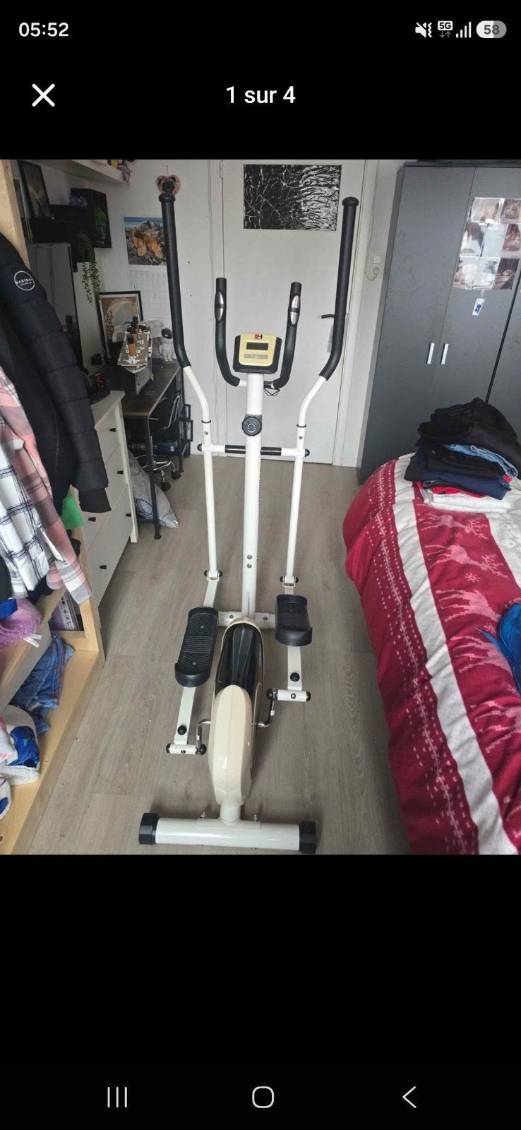 velo elliptique, Enlèvement