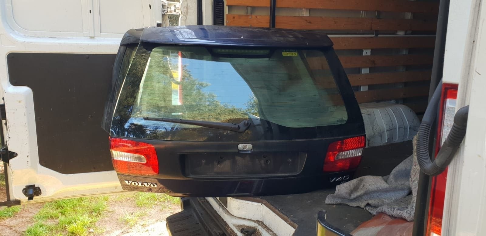 VOLVO V40 ACHTERKLEP +SPOILER BJ 2004, Autos : Pièces & Accessoires, Arrière, -, Haillon arrière, Utilisé