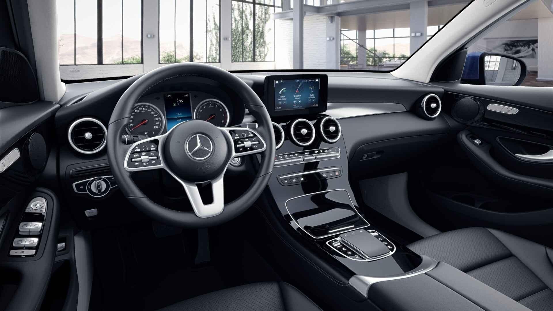 Mercedes-Benz GLC-Klasse 300 e SUV 4MATIC Luxury Line | Trek, Autos, Entreprise, 2000 kg, Noir, 5 portes