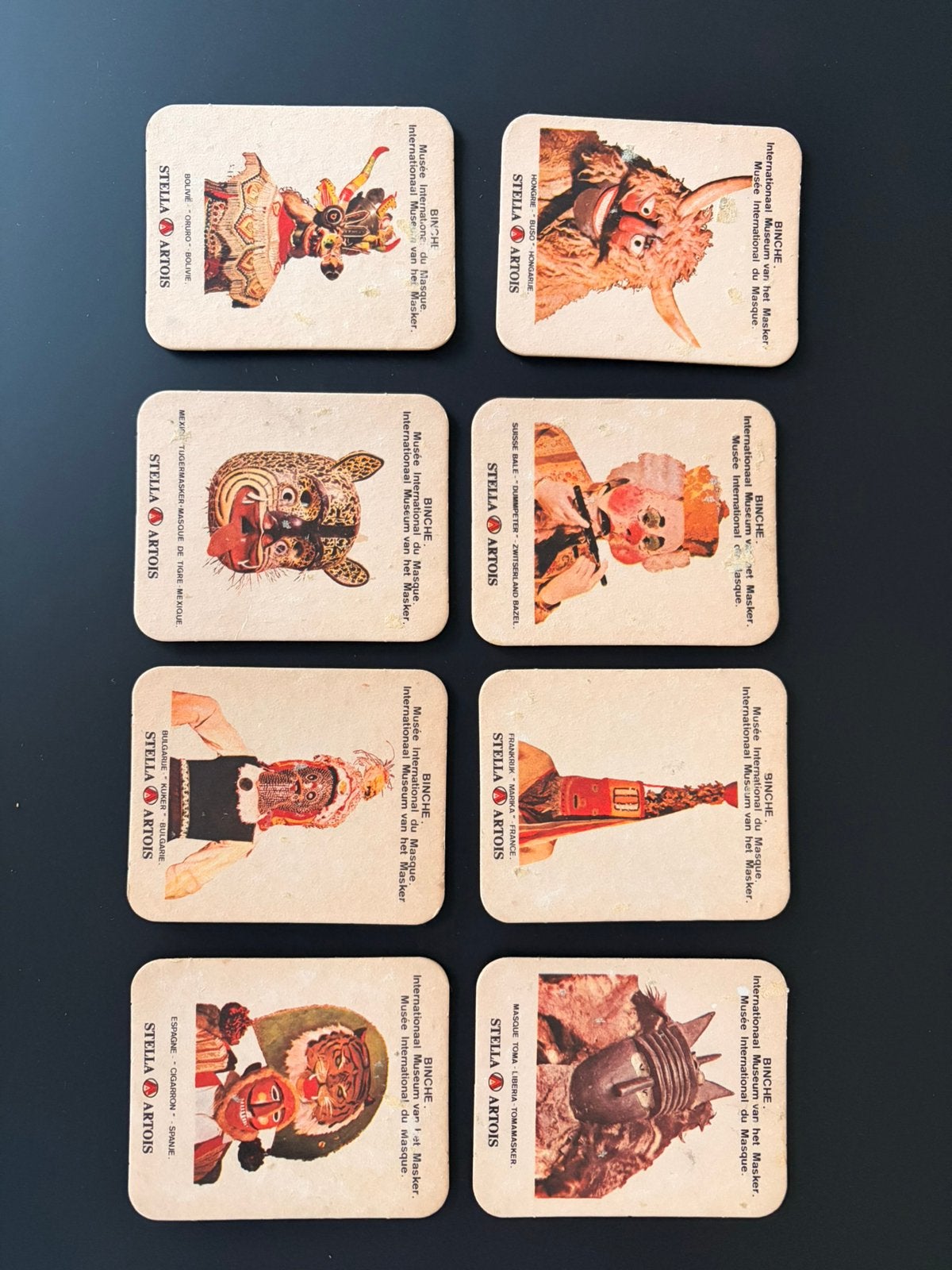 Bierkaartjes Stella Artois - Binche, Hobby en Vrije tijd, Verzamelkaartspellen | Magic the Gathering, Ophalen, Meerdere kaarten