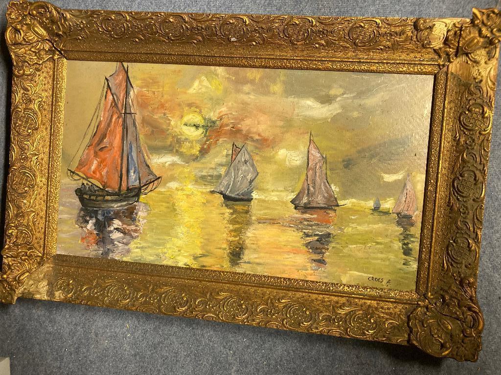 Olieverf schilderij, Antiek en Kunst, Ophalen of Verzenden