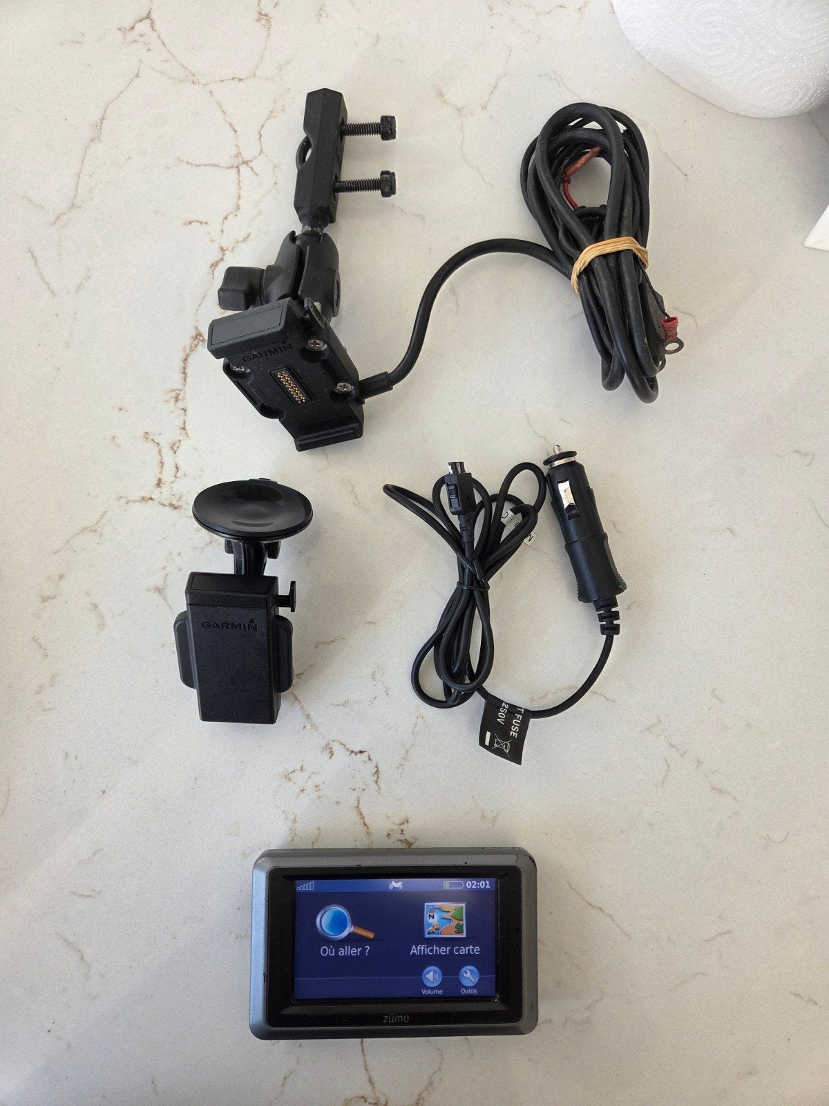 GPS Garmin Zumo 660, Motoren, Gebruikt