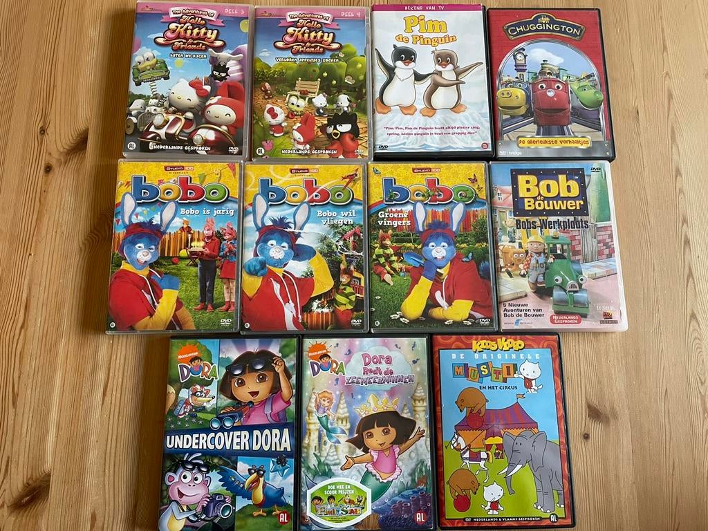 11 DVD’s voor baby’s/ peuters en kleuters, Cd's en Dvd's, Ophalen of Verzenden, Gebruikt