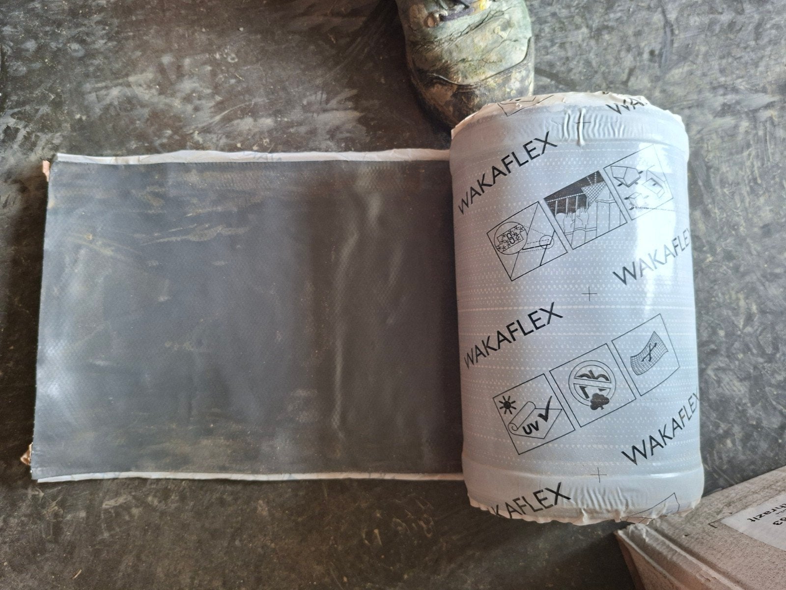 Wakaflex loodvervanger 280mm leikleur, Ophalen