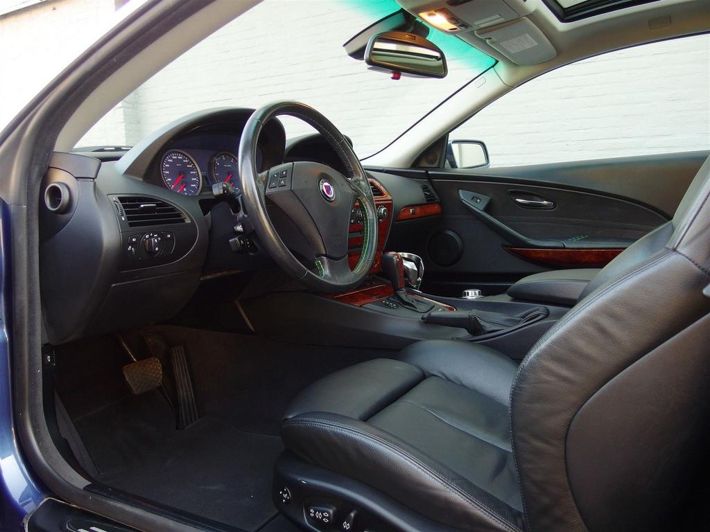 ALPINA B6 2006 Collector’s Item & Zeer mooi (E63), Auto's, Zwart, Blauw, Bedrijf, Parkeersensor