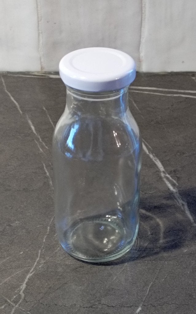Set van 42 glazen flesjes met dop - 200 ml - NIEUW, Ophalen