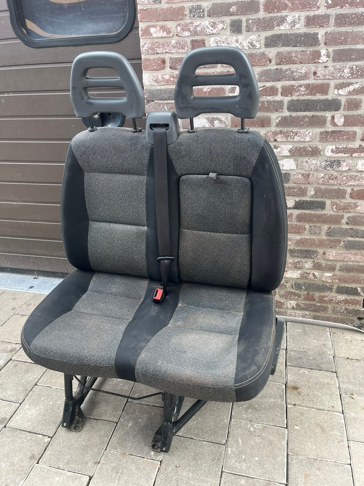 Dubbele zetel fiat ducato, Auto-onderdelen, Ophalen, Fiat