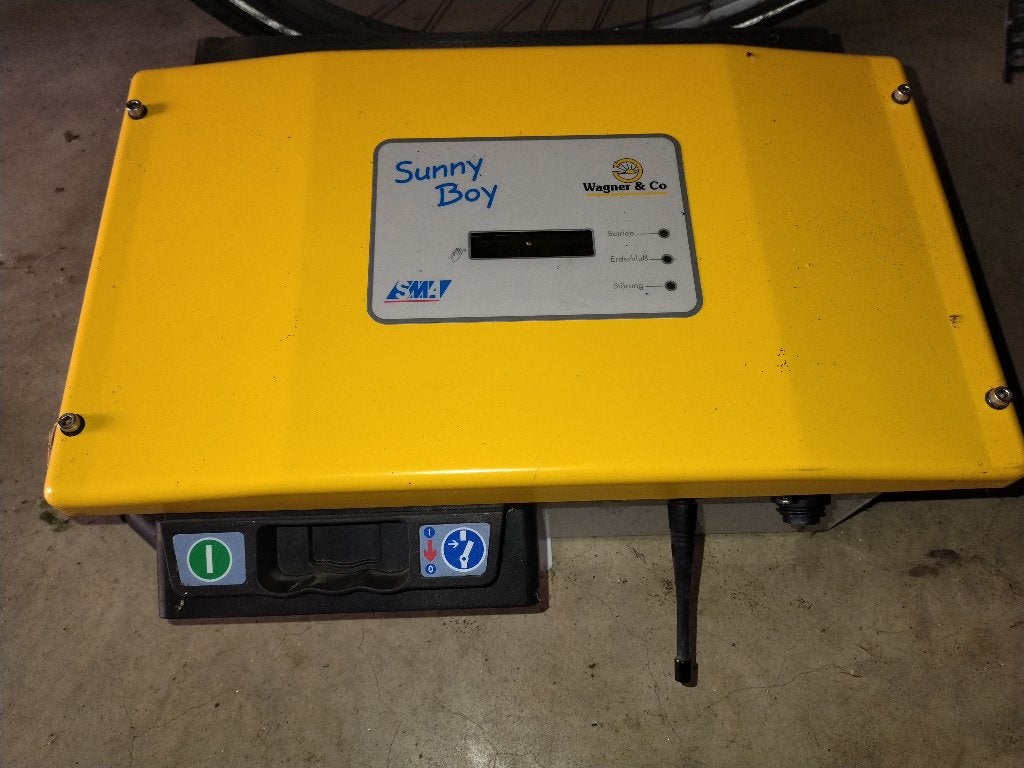 Te koop: omvormer SMA sunny boy, Bricolage & Construction, Panneaux solaires & Accessoires, Enlèvement, Utilisé